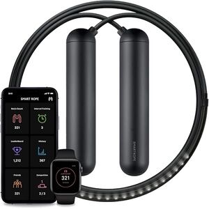 Brand New Rookie Smart Jump Rope - Matt Black